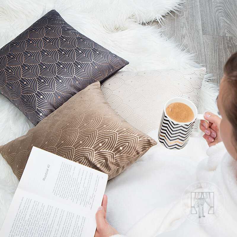 Obliečka na vankúš AGNES 40x40cm grafitová