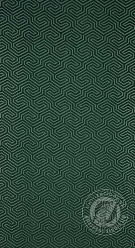 Záves PIERRE CARDIN INGA na krúžkoch tmavozelený 140x250cm