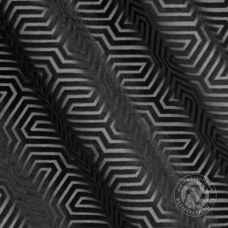 Záves PIERRE CARDIN INGA na krúžkoch čierny 140x250cm