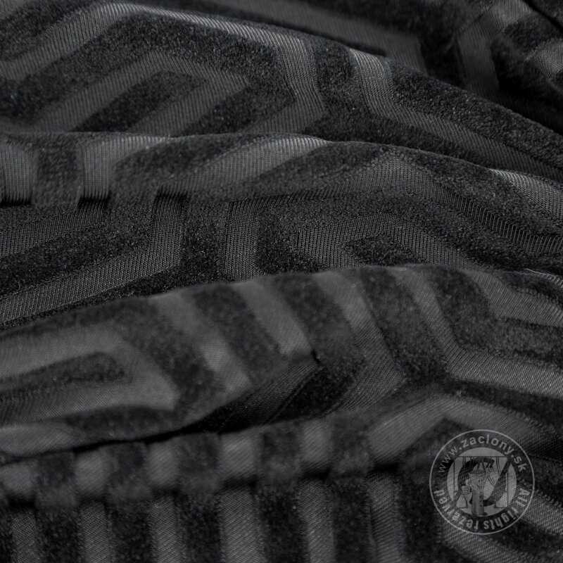 Záves PIERRE CARDIN INGA na krúžkoch čierny 140x250cm