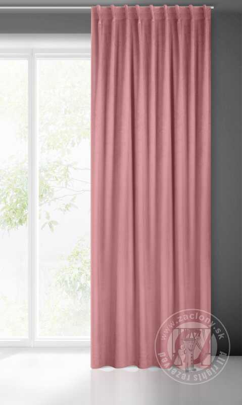 Záves MADLEN na flex páske staroružový 140x300cm