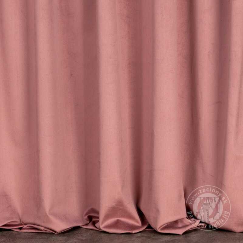 Záves MADLEN na flex páske staroružový 140x300cm