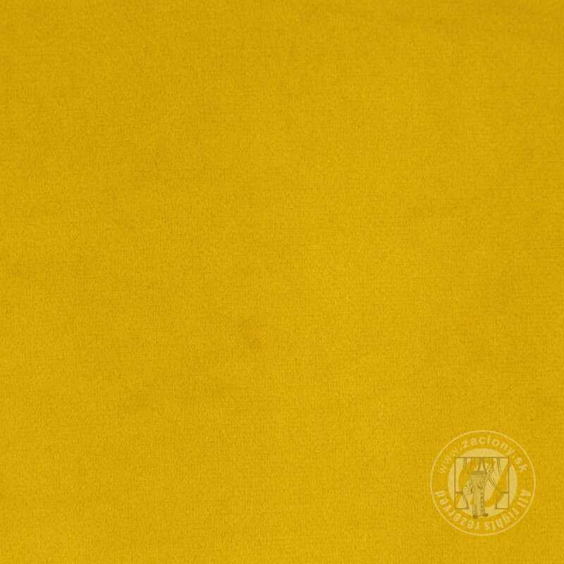 Záves MADLEN na flex páske horčicový 140x300cm