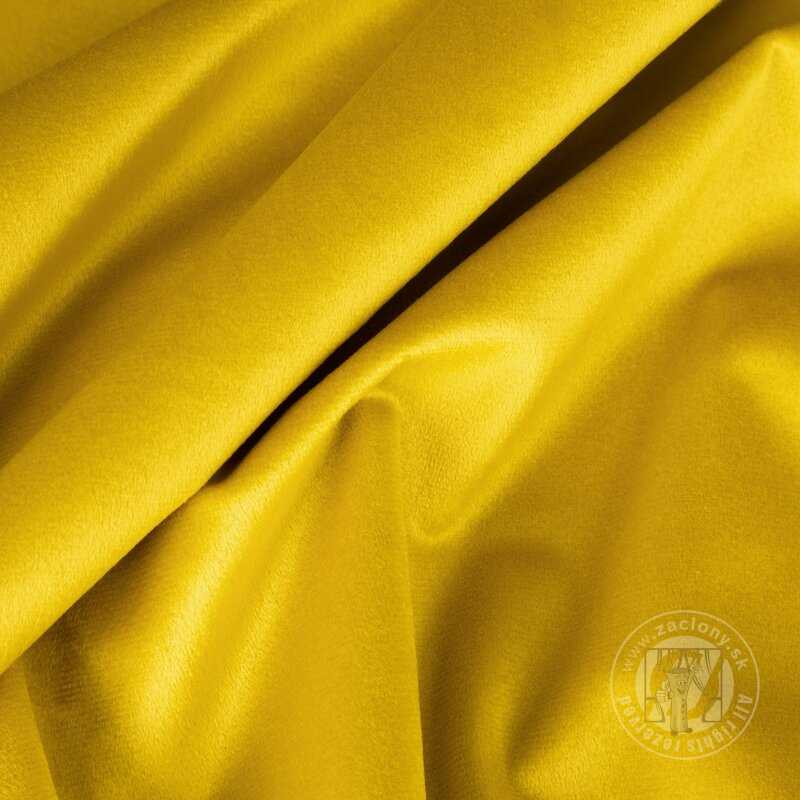 Záves MADLEN na flex páske horčicový 140x300cm