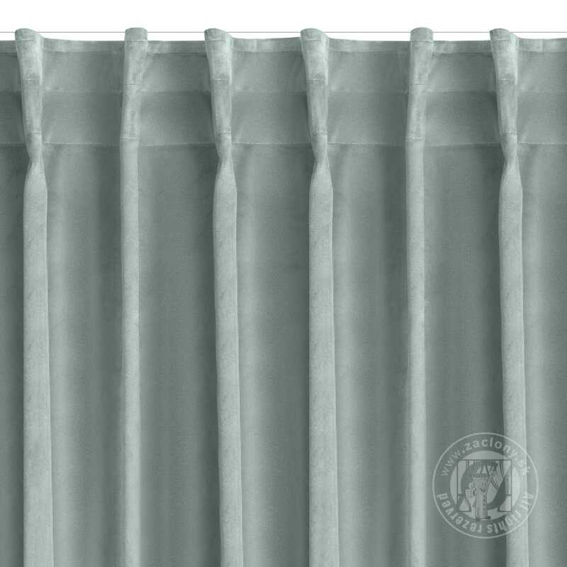 Záves MADLEN na flex páske sivý 140x300cm