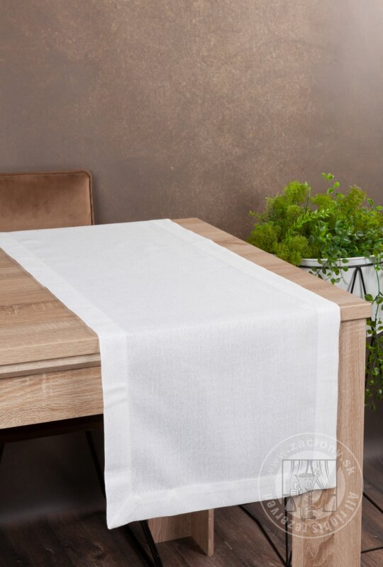 Behúň na stôl STELLA2 biely