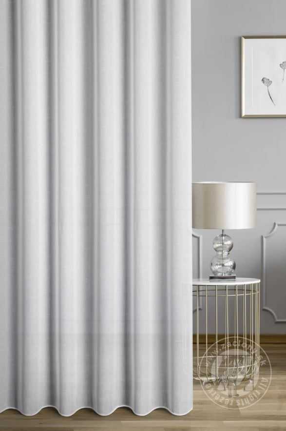Záclona metráž 367040 biela