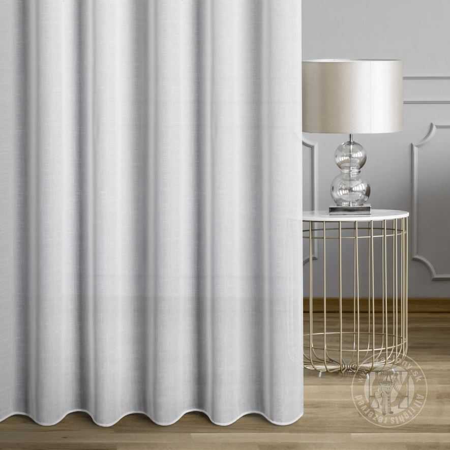 Záclona metráž 367040 biela