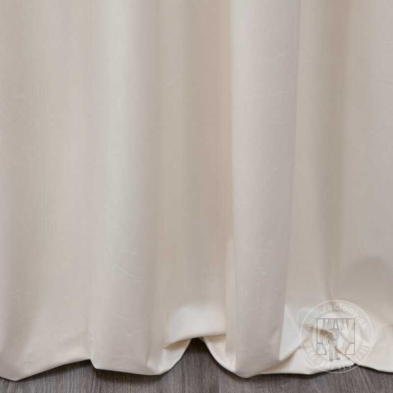 Záves PIERRE CARDIN SIBEL na páske béžový 140x270cm