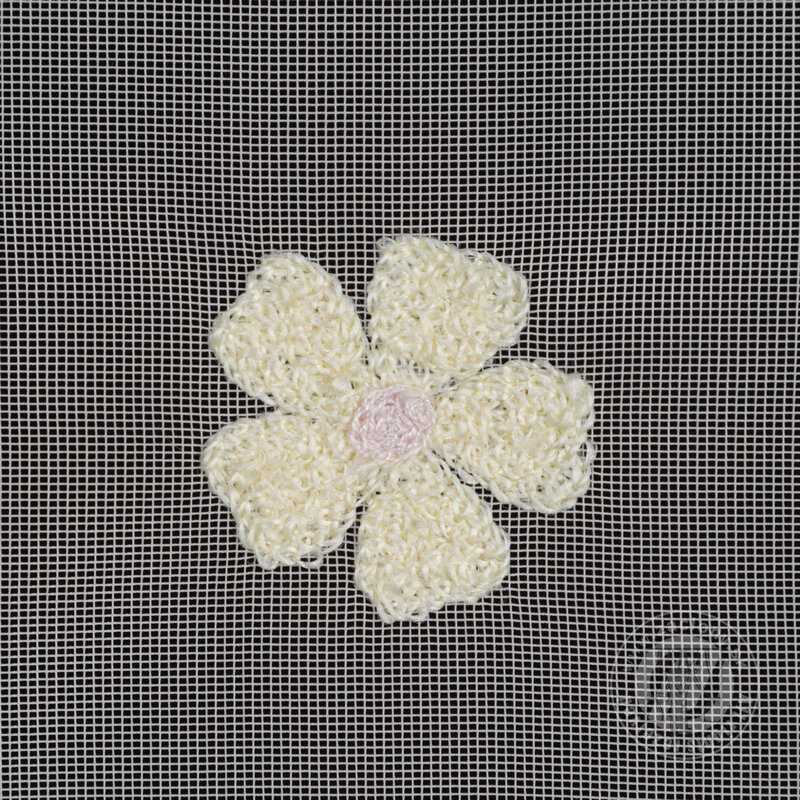 Záclona ELSA na krúžkoch biela/žltá 140x250cm