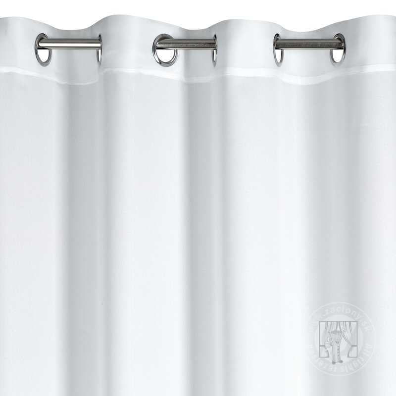 Záclona ESTEL na krúžkoch biela 140x250cm