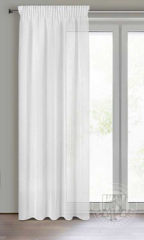 Záclona MARGO na páske biela 300x270cm