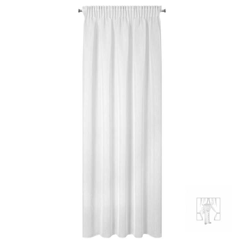 Záclona MARGO na páske biela 300x270cm