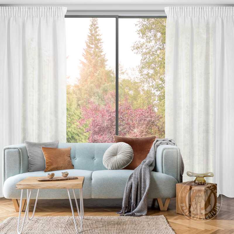 Záclona MARGO na páske biela 300x270cm