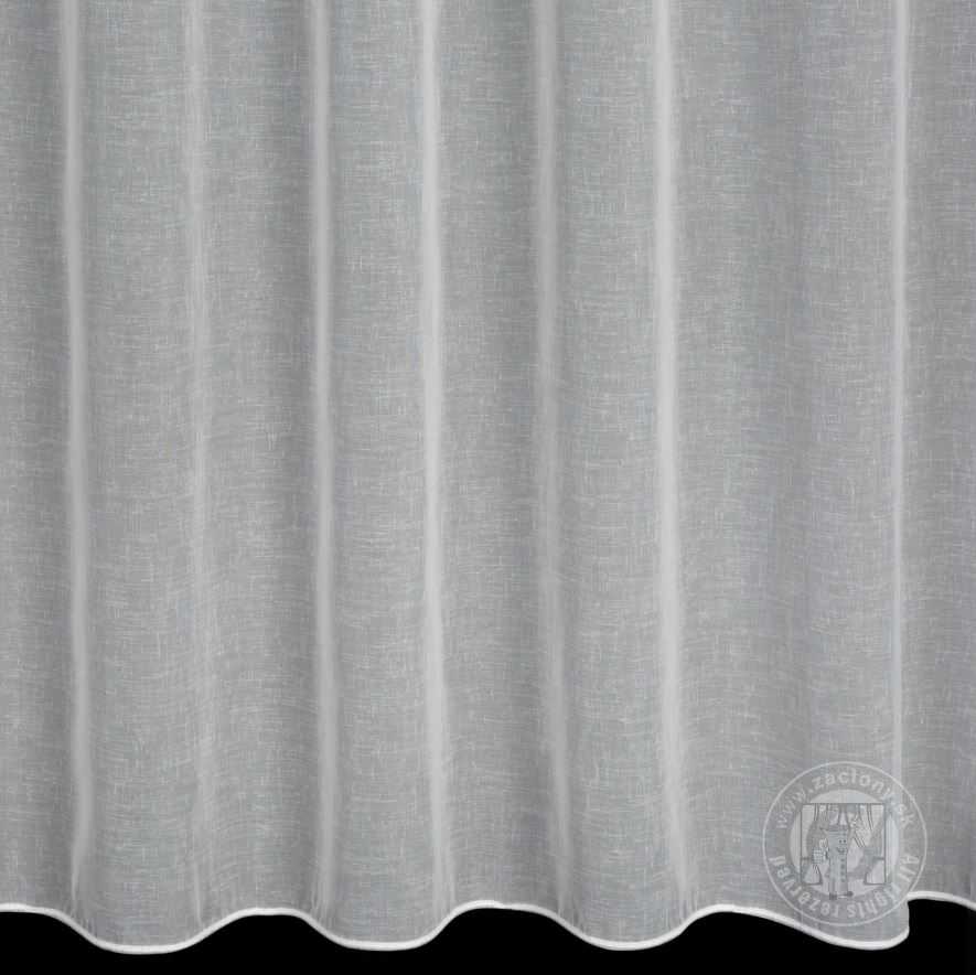 Záclona metráž 8014/ETA biela, 300cm