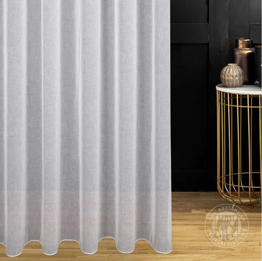 Záclona metráž 8014/ETA biela, 300cm