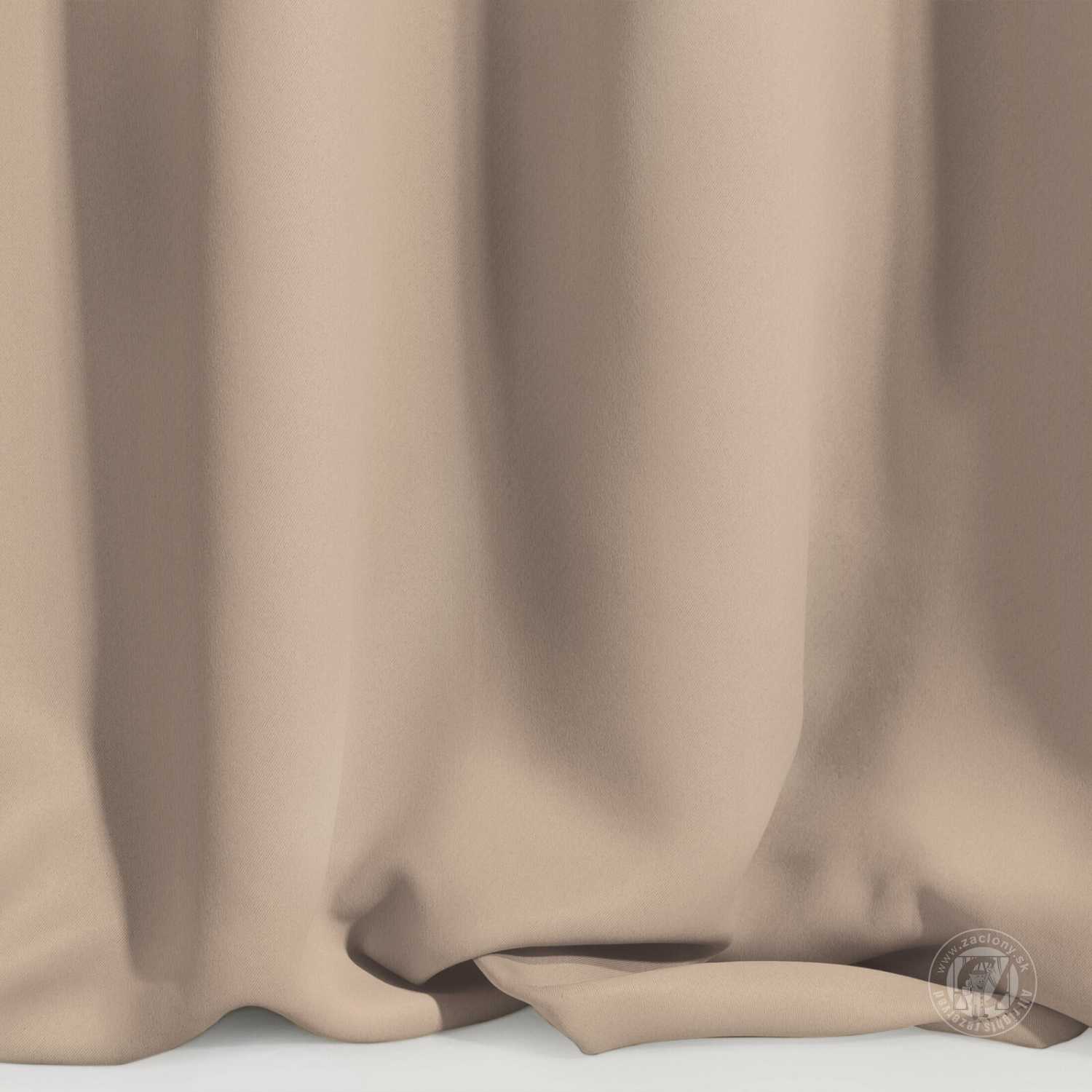 Záves LOGAN na krúžkoch 140x270cm béžový