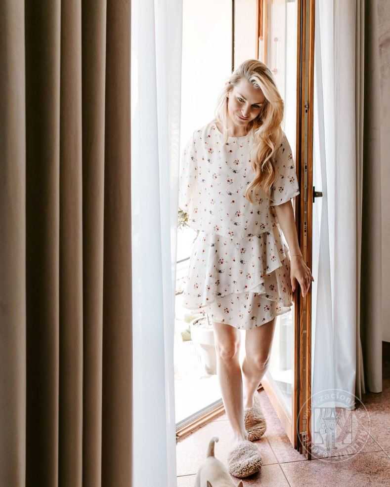 Záclona metráž 7173 biela E