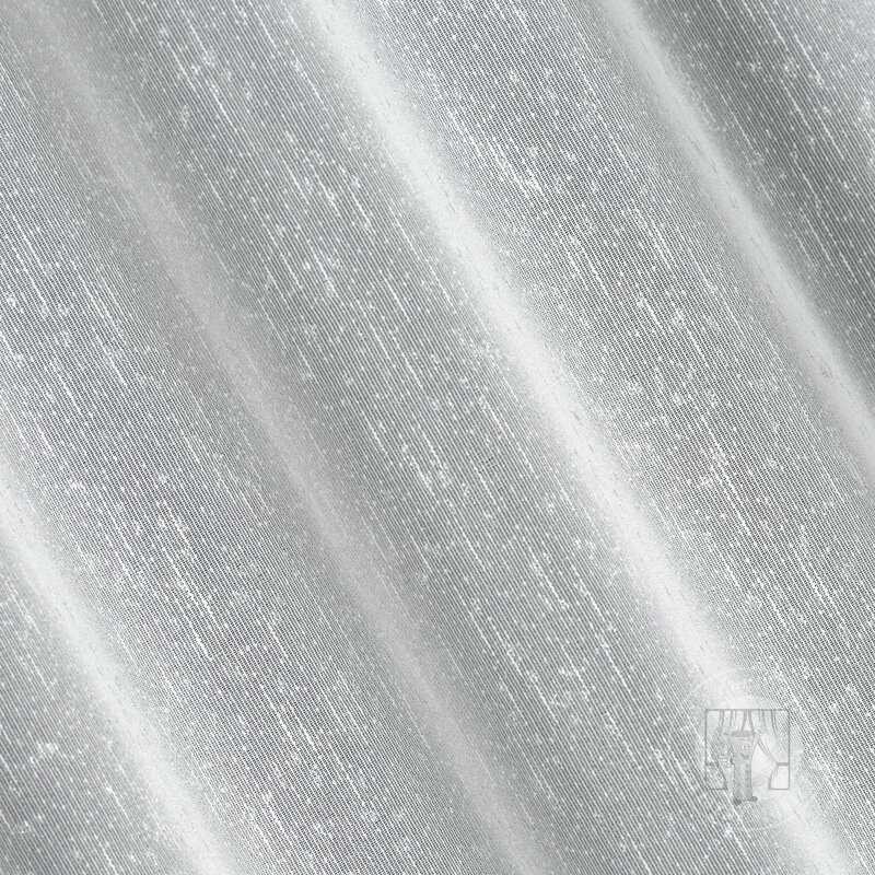Záclona KELLY na páske biela so striebornou niťou 300x250cm