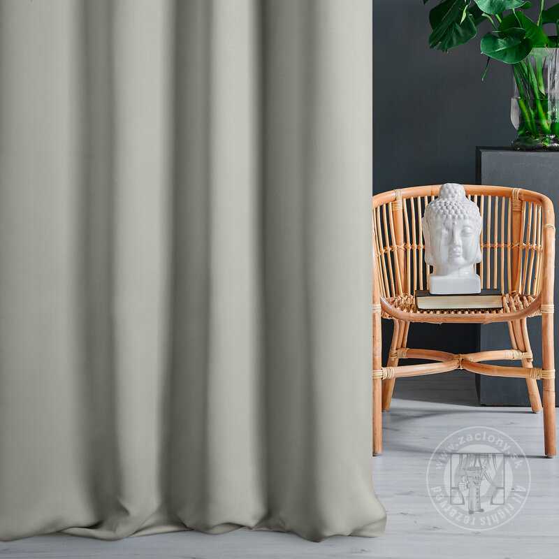 Záves BLACKOUT jasný strieborný