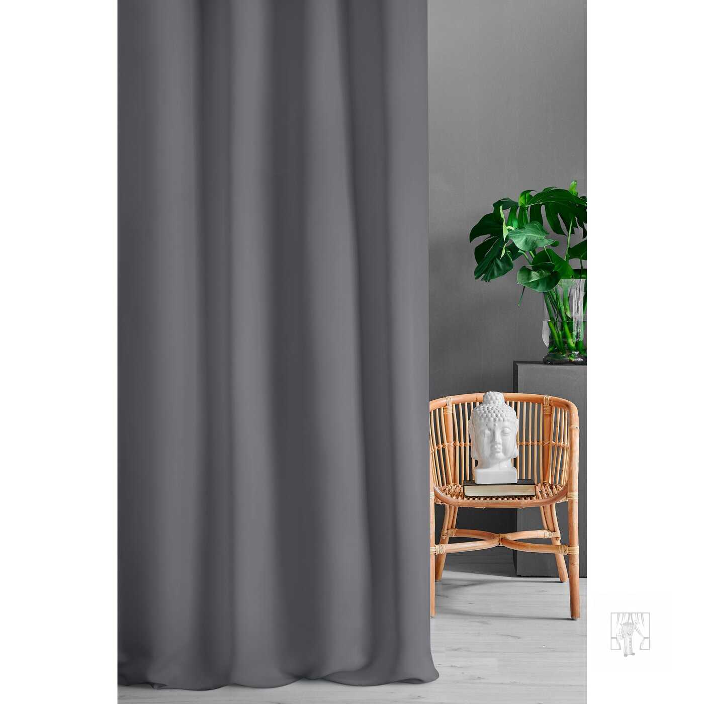 Záves BLACKOUT tmavosivý