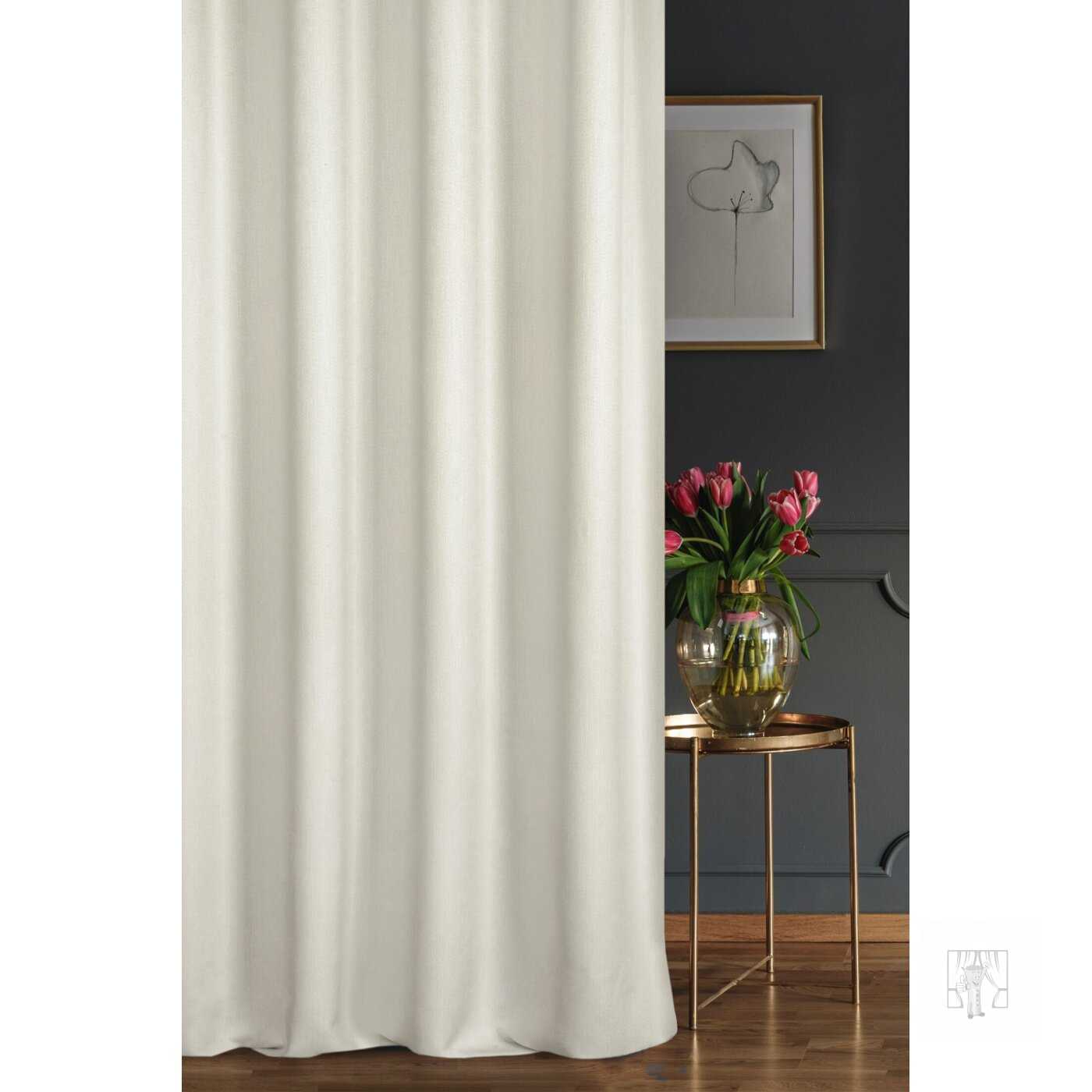 Záves STYLE NATU prírodná biela