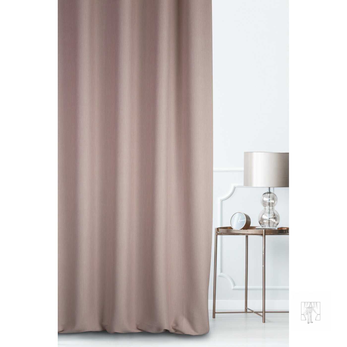 Záves STYLE PUDE púdrovo ružový