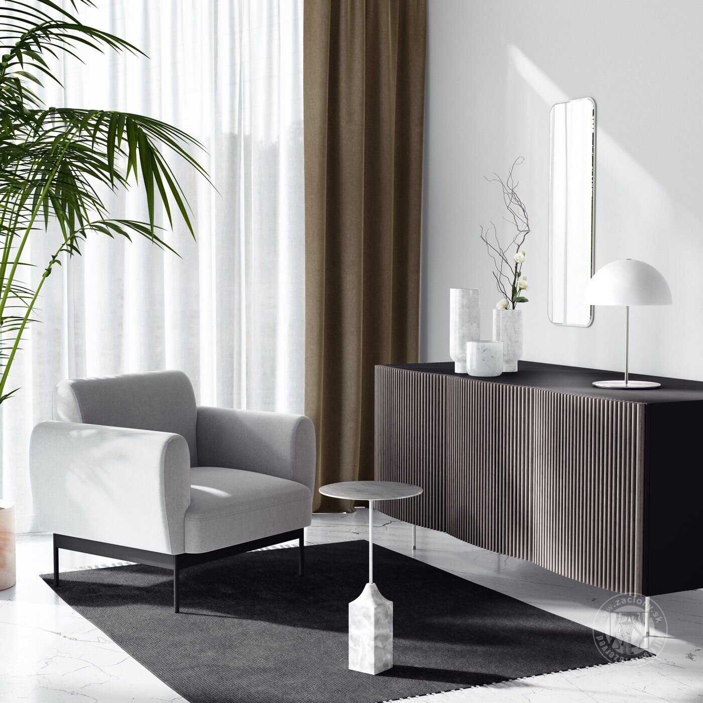 Záves STYLE CAPU svetlohnedý