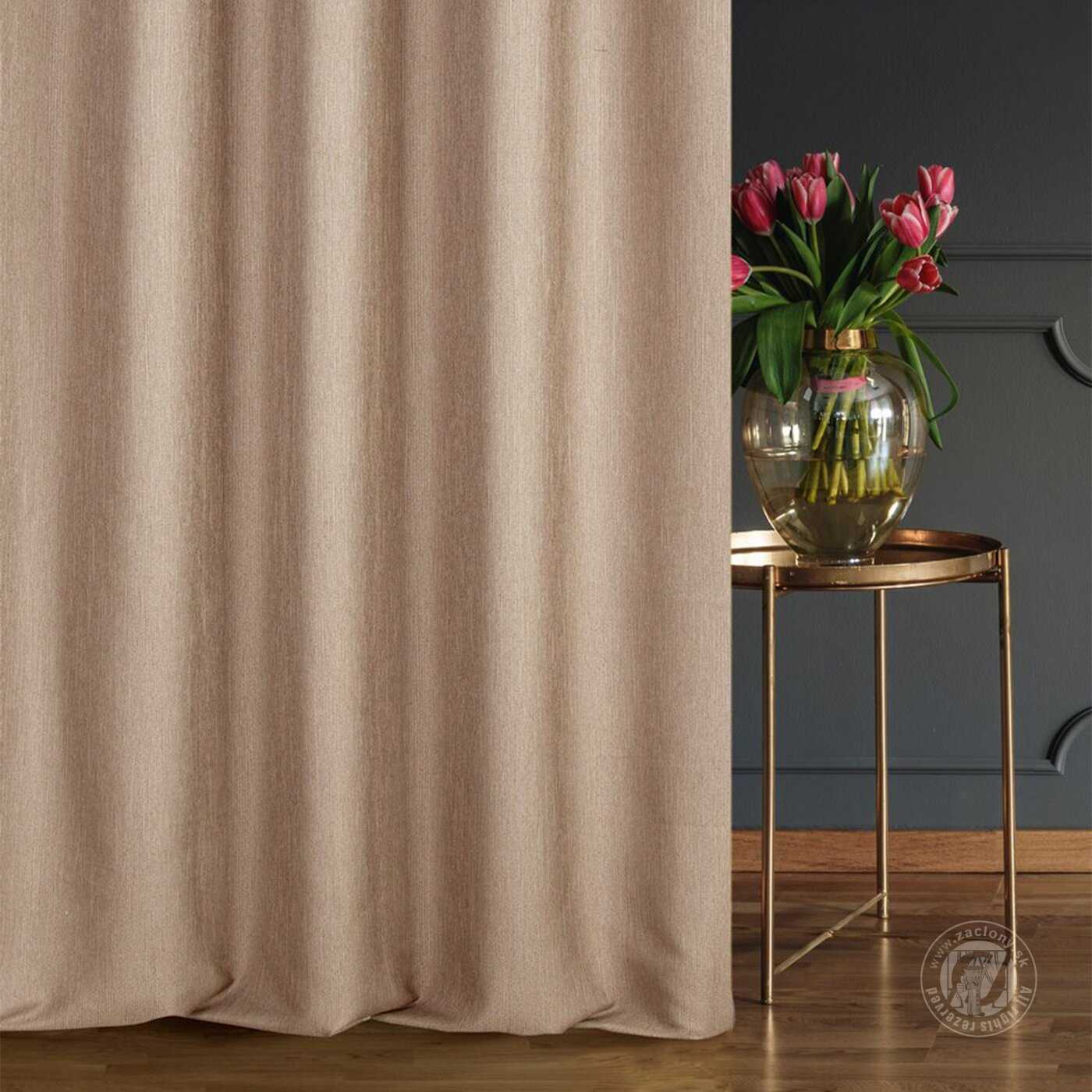 Záves STYLE CAPU svetlohnedý