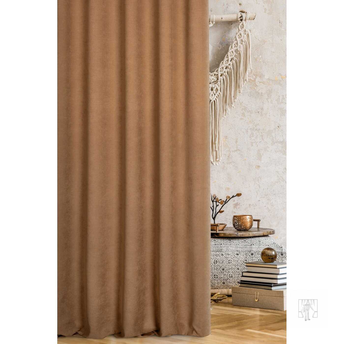 Záves 1403/300 škoricový