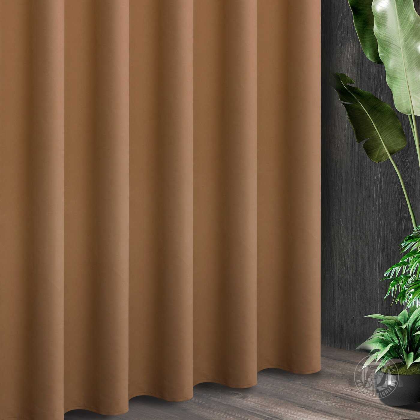 Záves 1403/300 škoricový