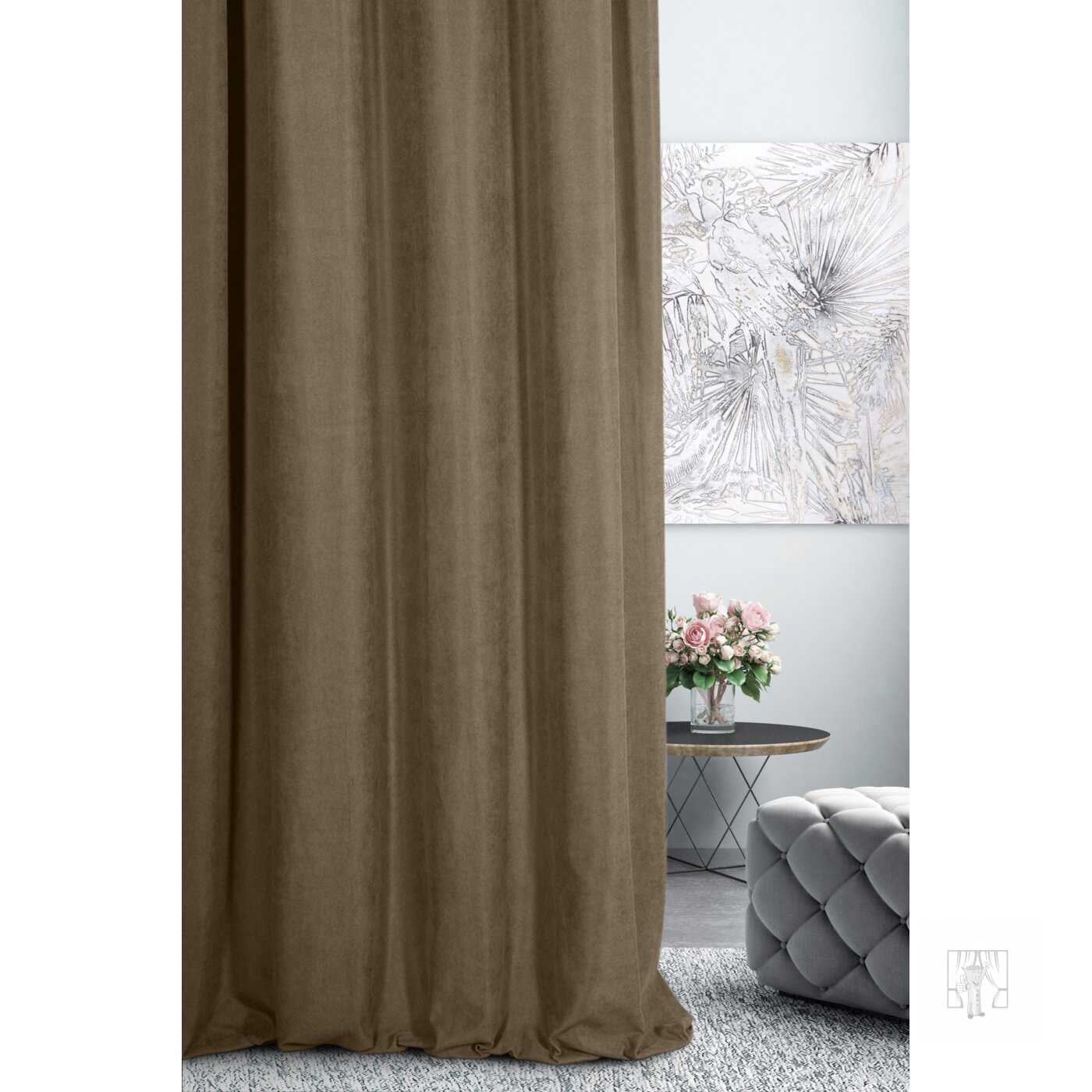 Záves 1403/300 hnedý