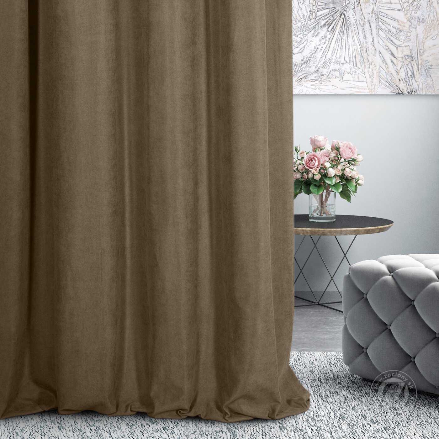 Záves 1403/300 hnedý