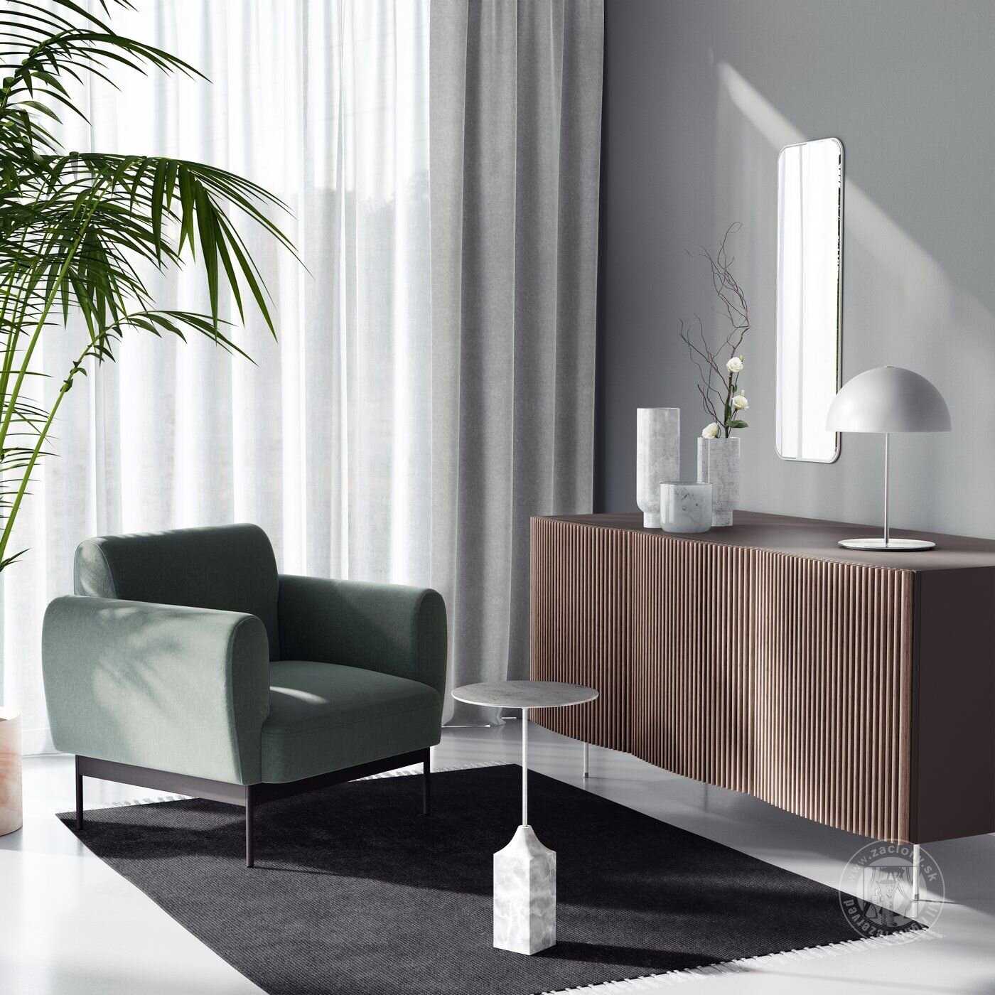 Záves 1403/300 sivý