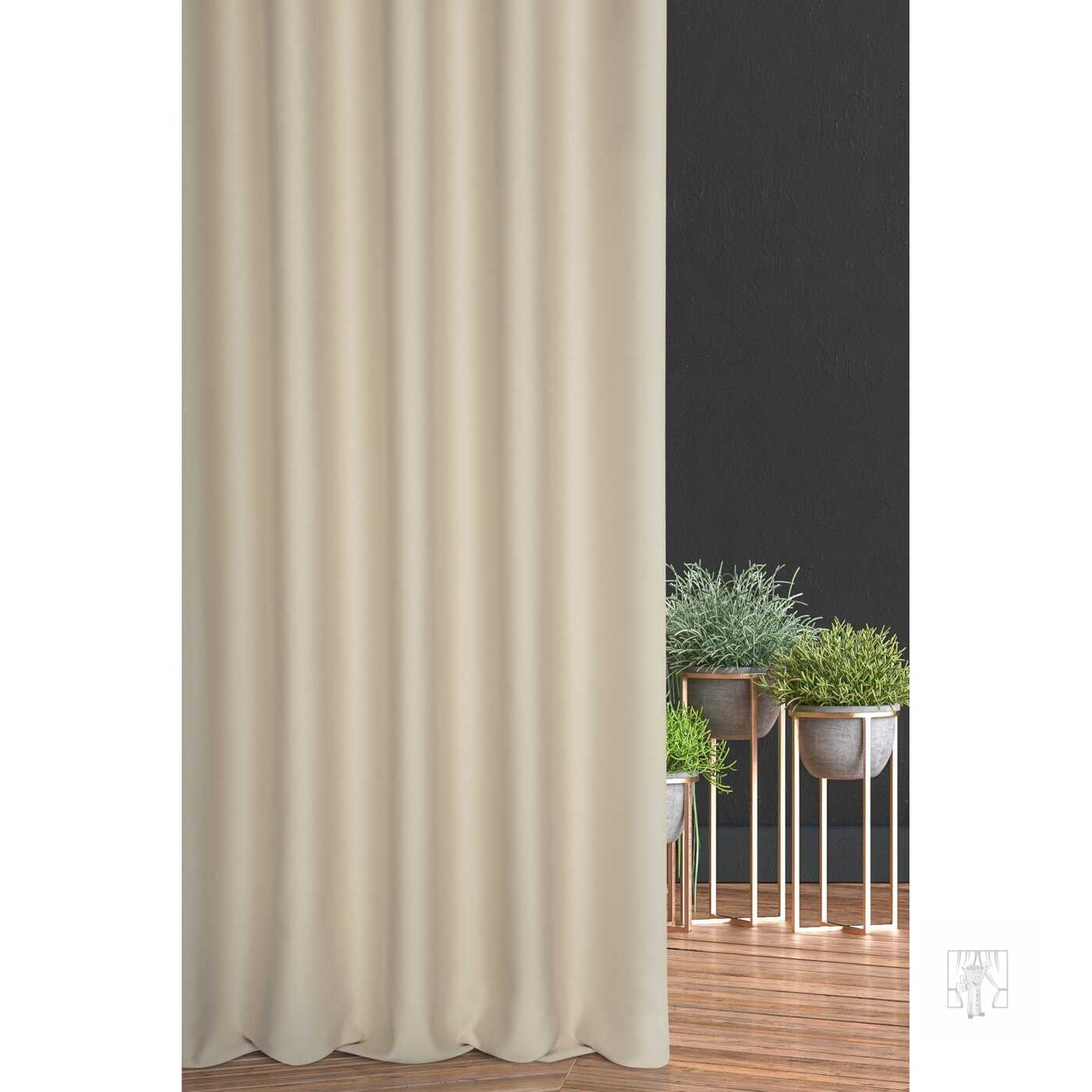 Záves BLACKOUT krémový