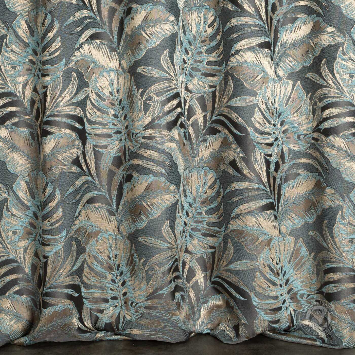 Dekoračná látka Premium P265/4 popolavá/ mätová