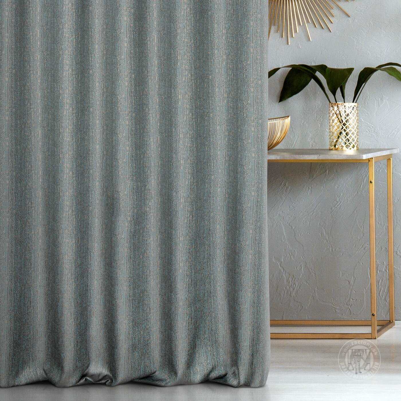 Dekoračná látka Premium P265/1 popolavá/mätová