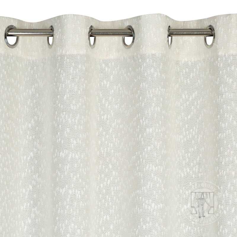 Záves SANDI na krúžkoch krémový 140x260cm