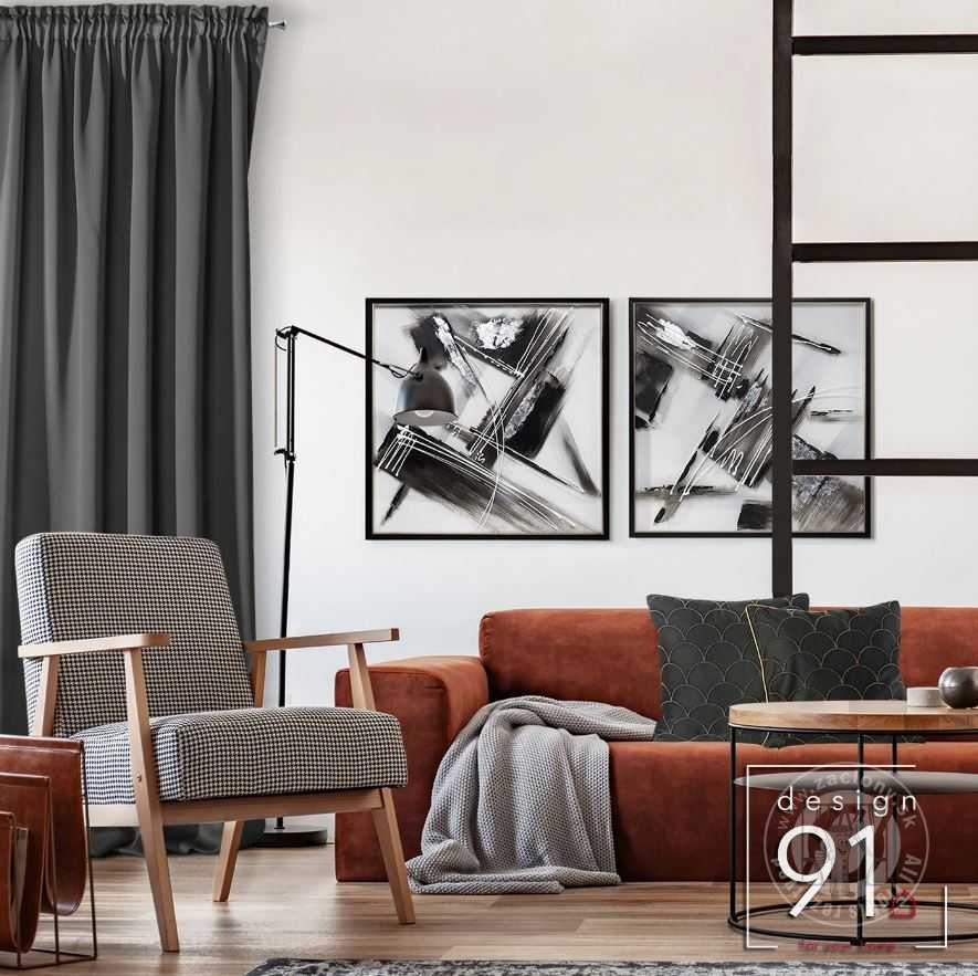 Záves PARISA na páske grafitový 135x270cm