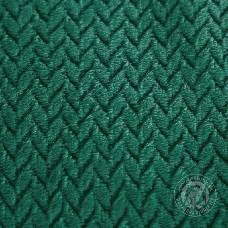 Deka z mikroflanelu CINDY3 200x220cm tmavozelená