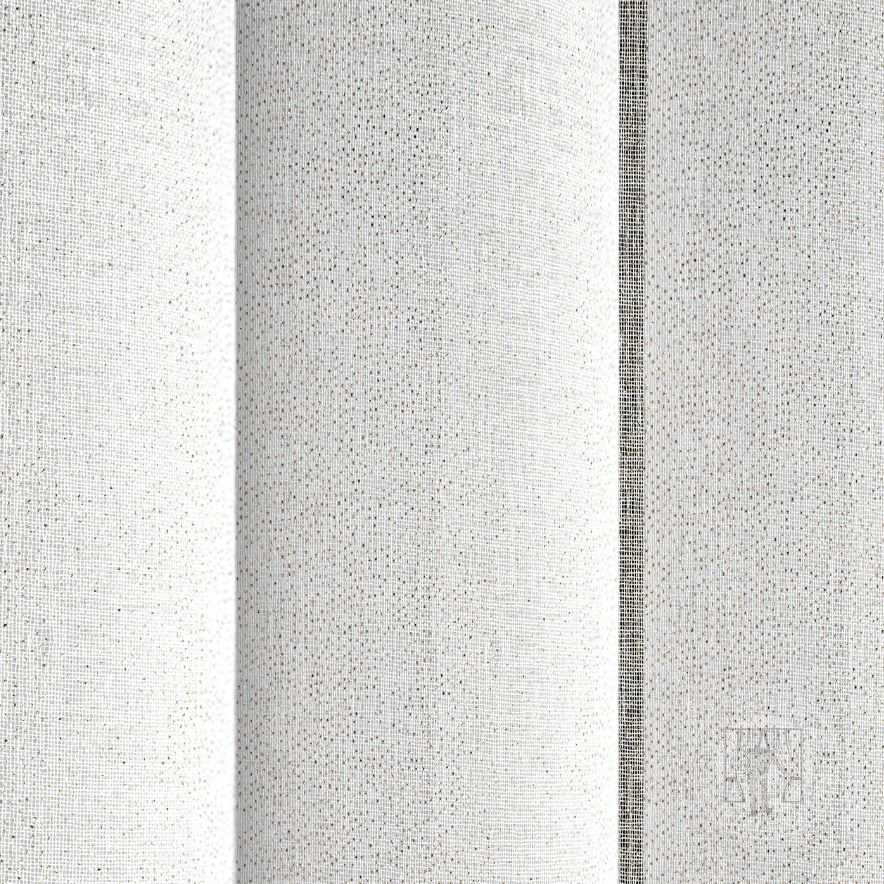 Záclona LENA na krúžkoch biela/šampanská 140x250cm