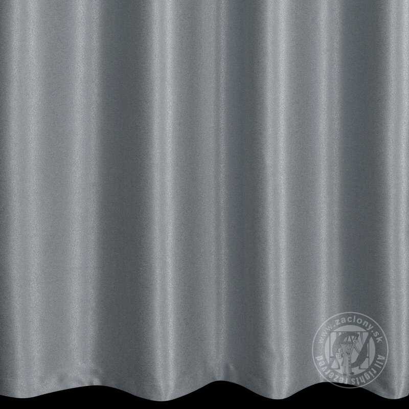 Záves SELINA na krúžkoch sivý 140x250cm