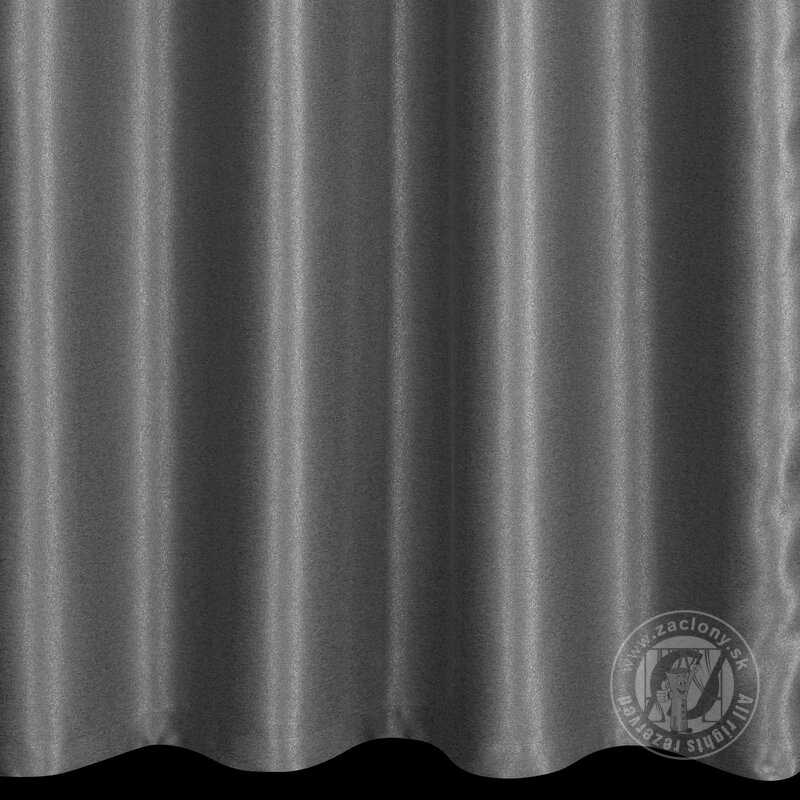 Záves SELINA na krúžkoch oceľový 140x250cm