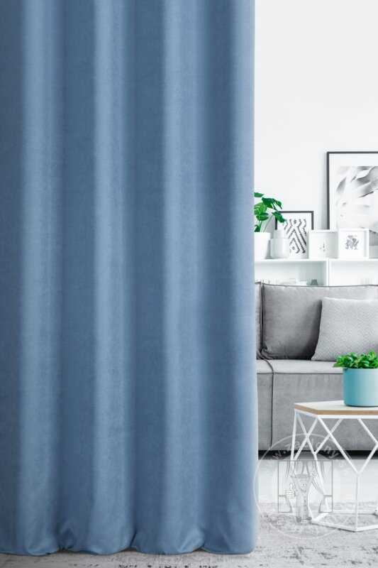 Záves 1403/300 modrý