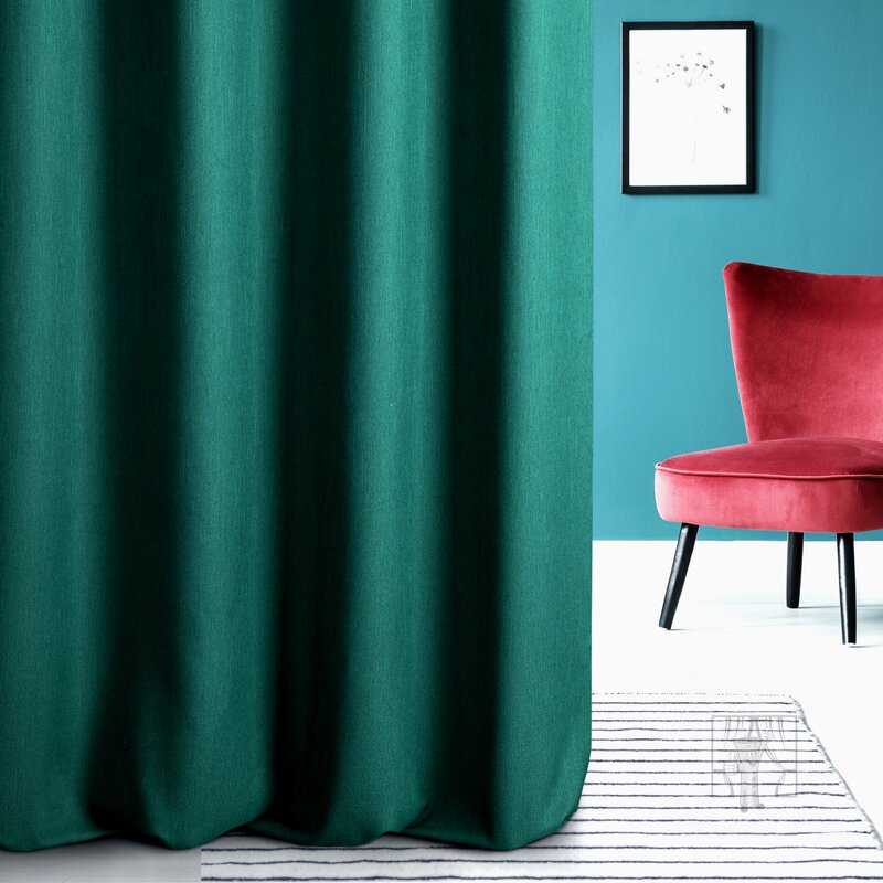 Záves STYLE ZIEL tmavozelený