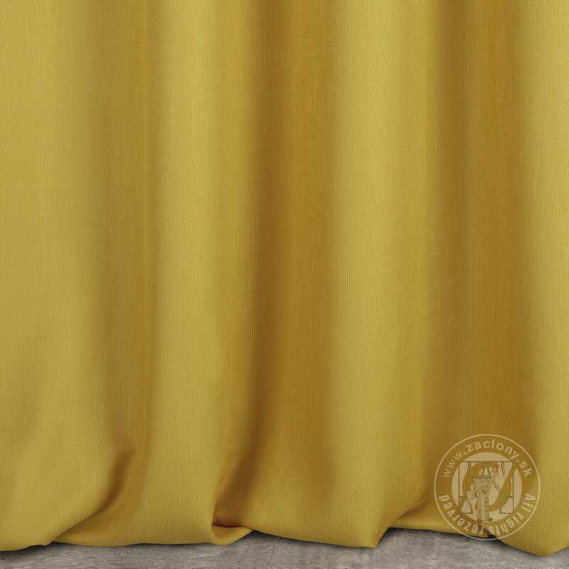 Záves STYLE MUSZ horčicový