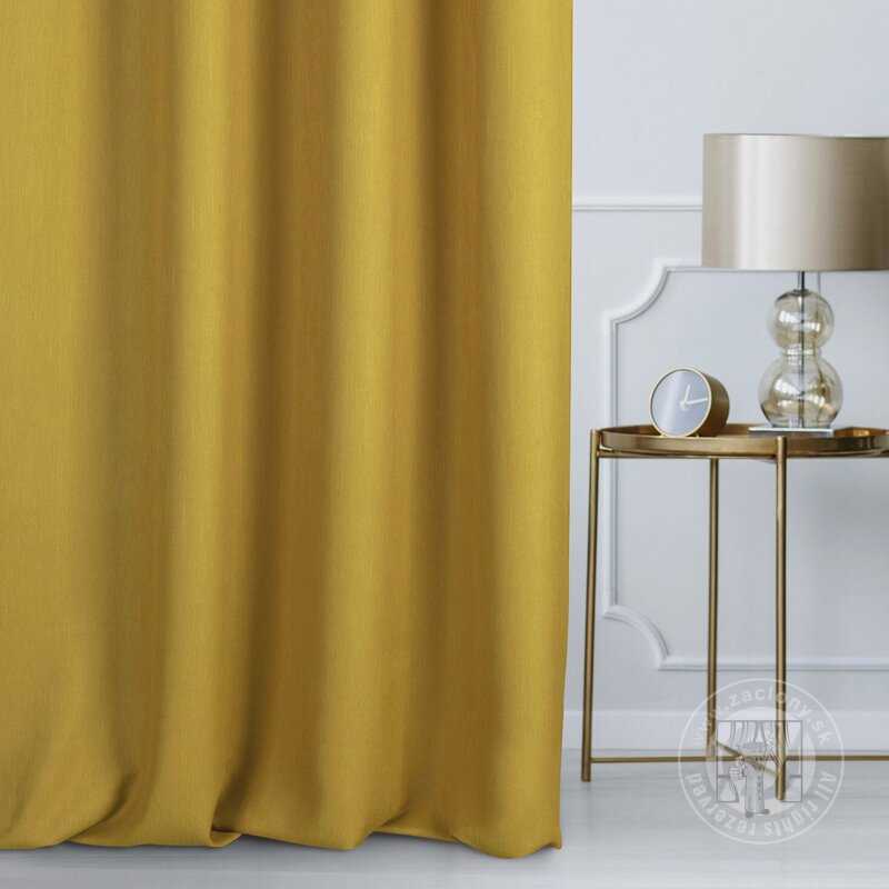 Záves STYLE MUSZ horčicový