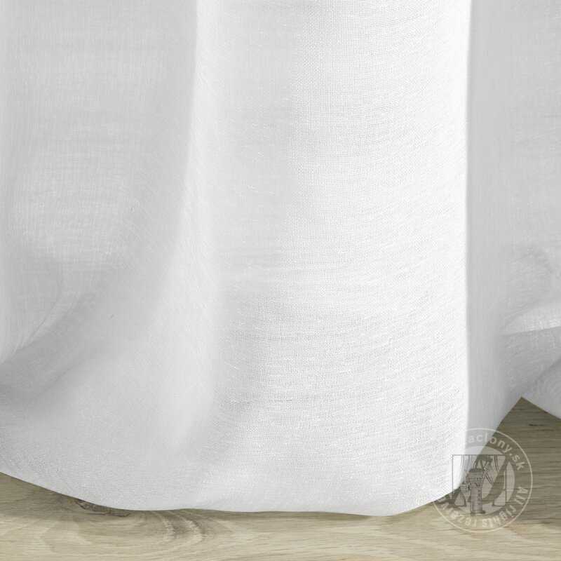 Záclona ESIM na krúžkoch biela 140x250cm