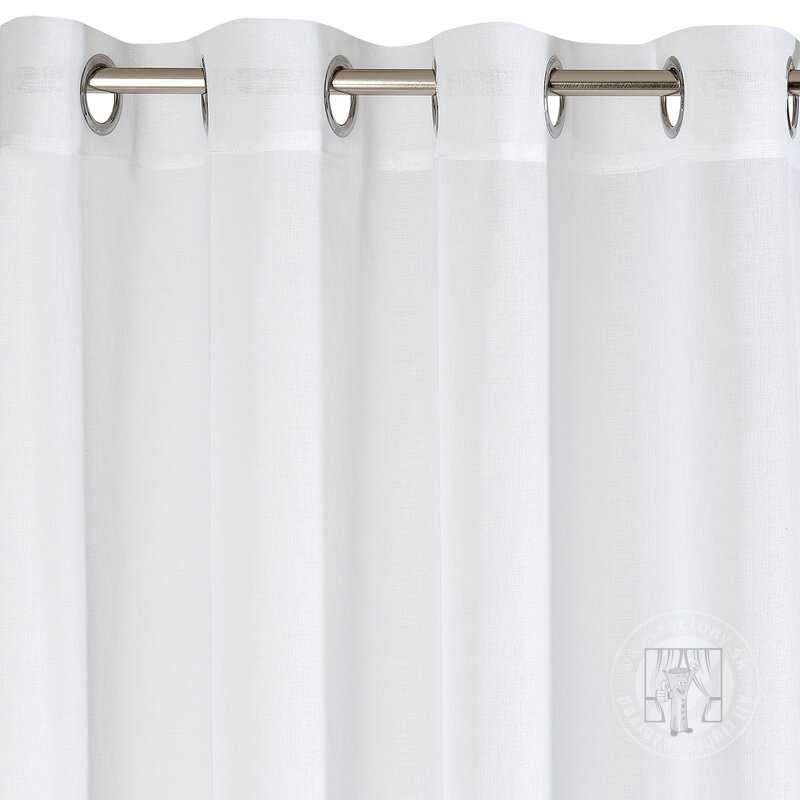 Záclona ESIM na krúžkoch biela 140x250cm