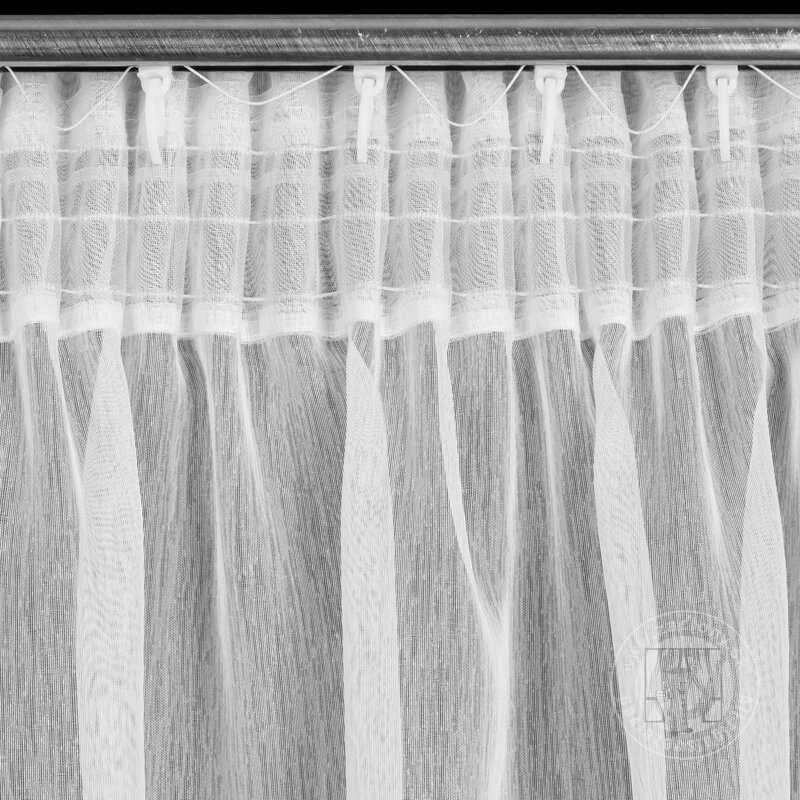 Záclona REBECCA na páske biela 300x270cm